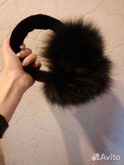 Наушники из песца и кролика