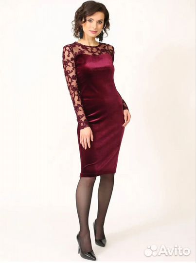 Платье бархат