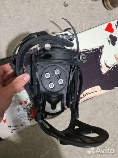 Сноуборд, доска 160 см, крепления USD