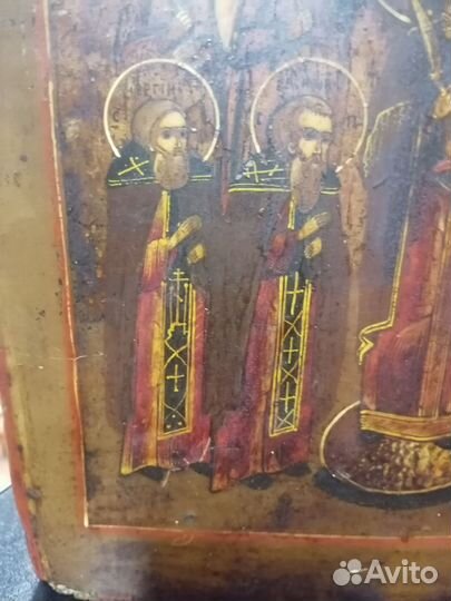 Икона ковчег 18век Старообрядческая 