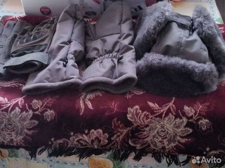 Комплект: Шапка- Ушанка + Варежки