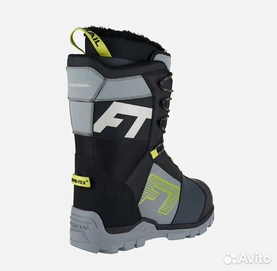 Снегоходные ботинки finntrail blizzard graphite/yellow