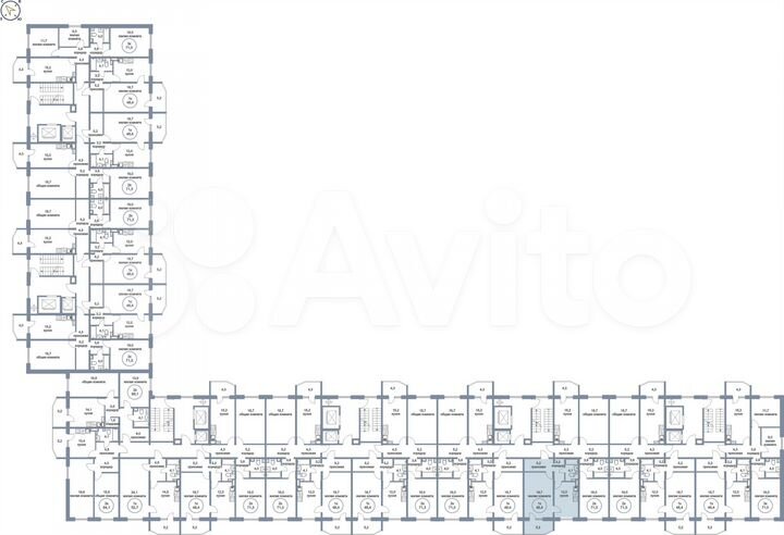 1-к. квартира, 48,4 м², 17/17 эт.