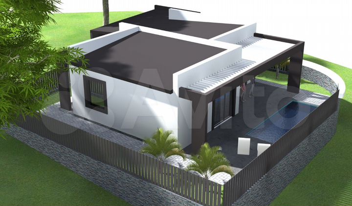 Дом 90 м² на участке 5,3 сот.