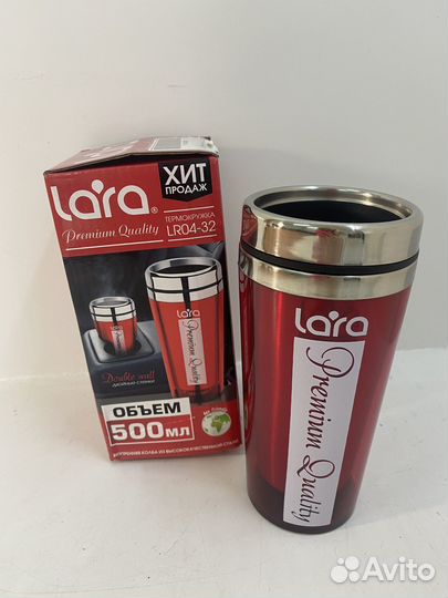 Термос lara LR04-32 термокружка 0,5л