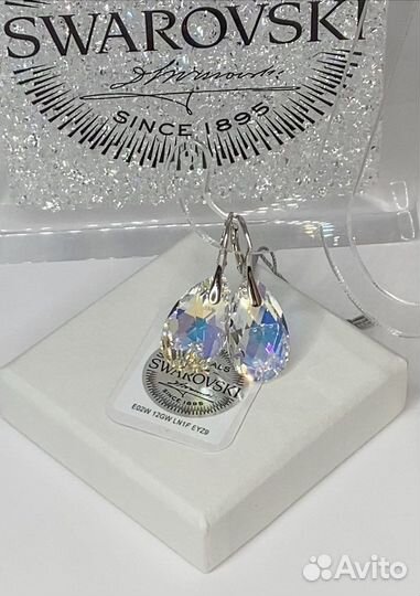 Серьги swarovski оригинал