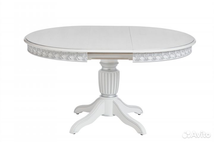 Стол круглый орион-6 110+35*110 т.1 пат.серебро