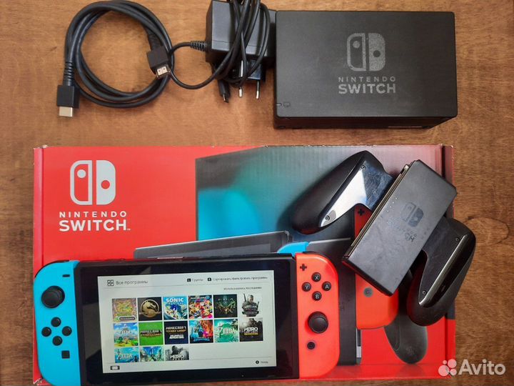 Портативная игровая приставка nintendo switch