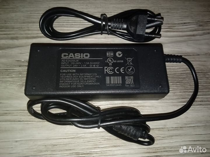 Адаптер для синтезатора Casio MZ-X300, MZ-X500