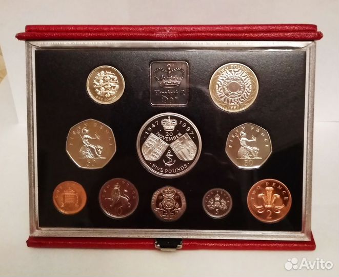 Набор монет Англии 1997г