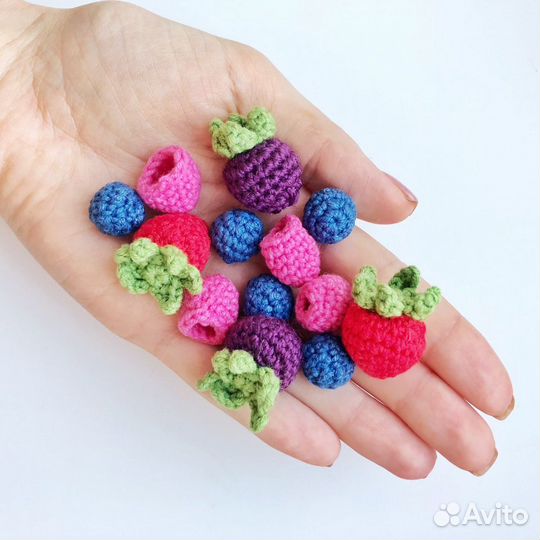 Вязаная еда (большой ассортимент)