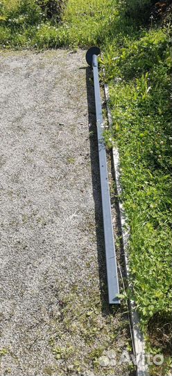 Столб для забора комбинированный 60х60 3мм толщина