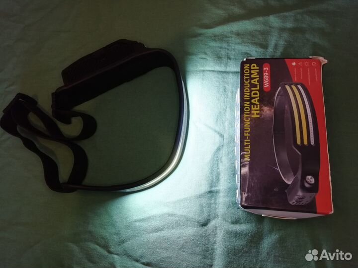 LED Фонарь новый со встроенной акб, мощный