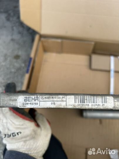 Радиатор кондиционера ML W164