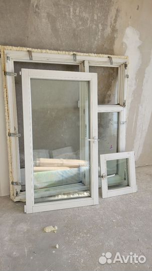 Деревянные окна со стеклопакетом бу
