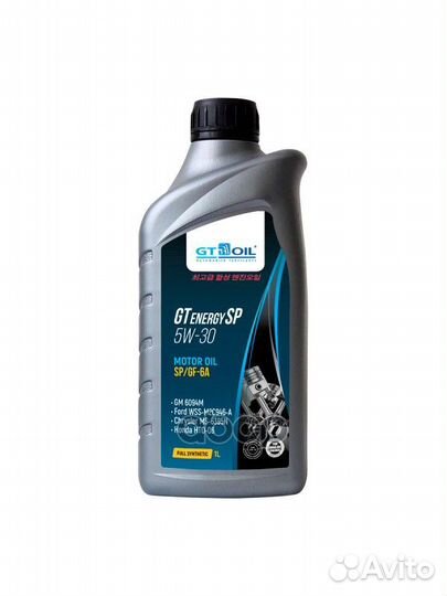 Масло GT Energy SP SAE 5W30 API SN 1 л GT OIL