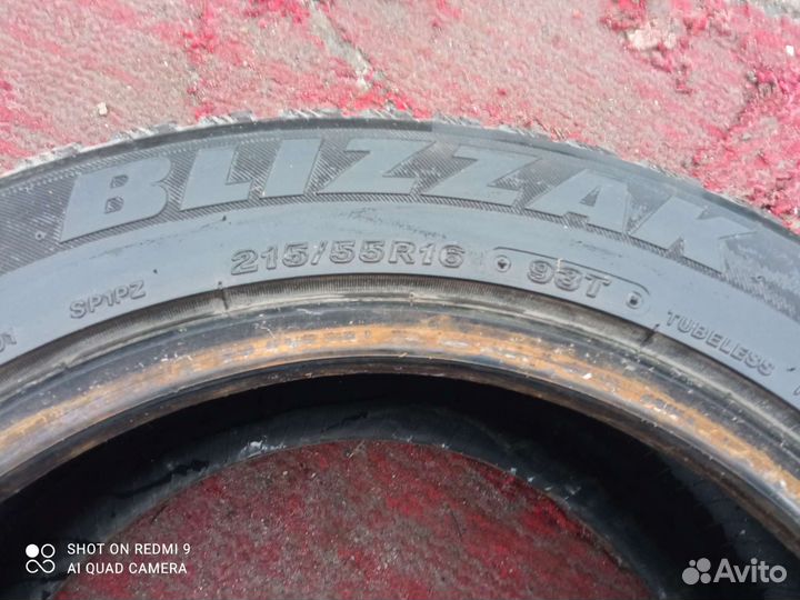 Bridgestone Blizzak DM-V1 215/55 R16 20