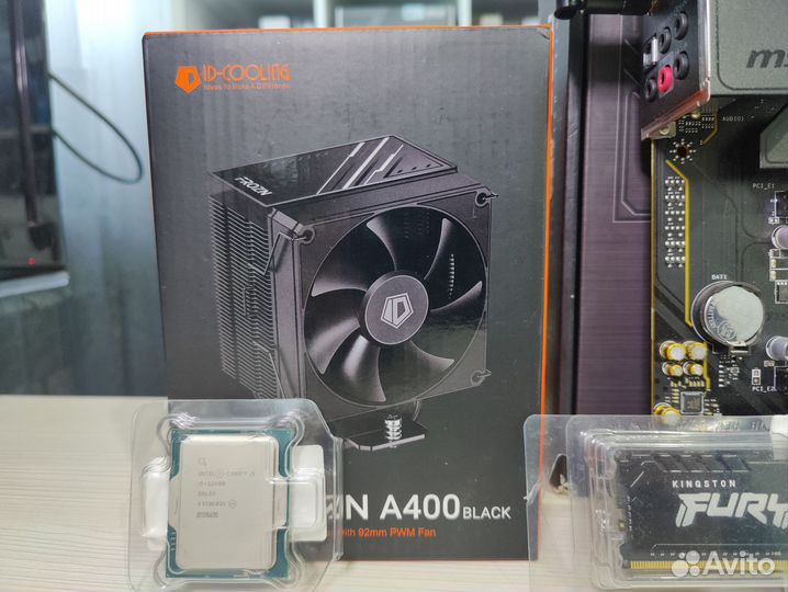 Комплект i5 12400f+b660 tamohawk+32gb ddr4+кулер