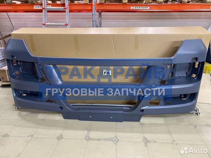 Бампер Ман Тгх окрашеный серый