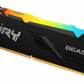 Оперативная память Kingston fury Beast Black RGB 8