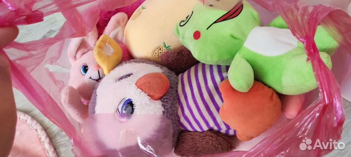 Мягкие игрушки пакетом