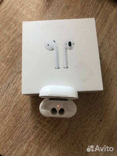 Кейс Apple для AirPods 2, белый