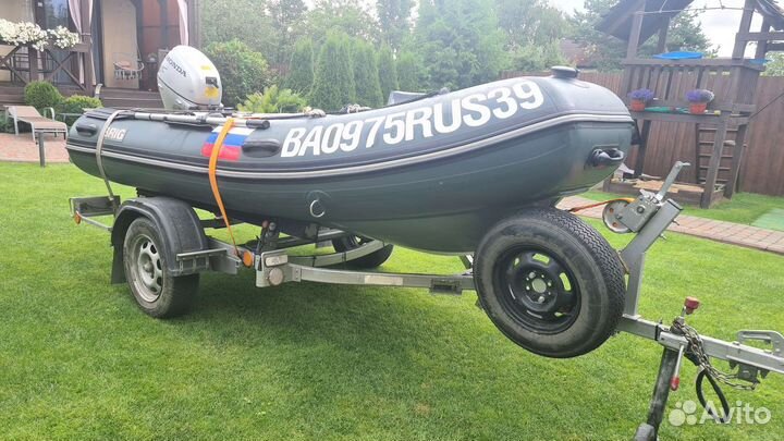 Резерв Лодка RIB brig 360 с мотором Honda BF20