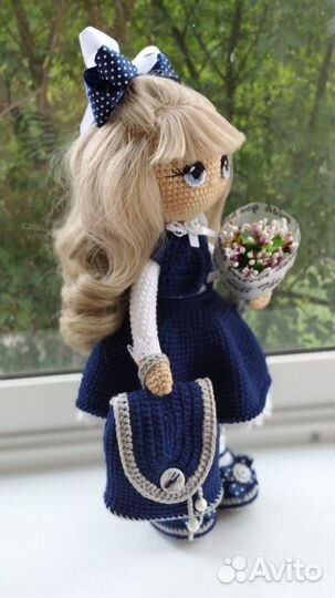 Кукла Школьница ручная работа