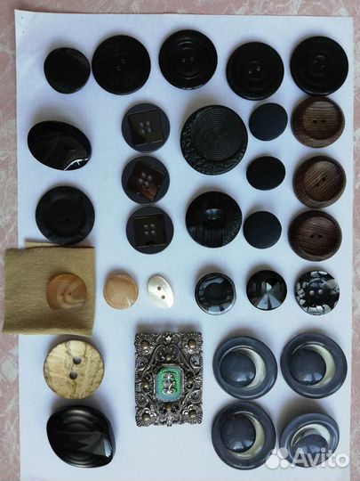 Пуговицы винтажные и красивые обычные