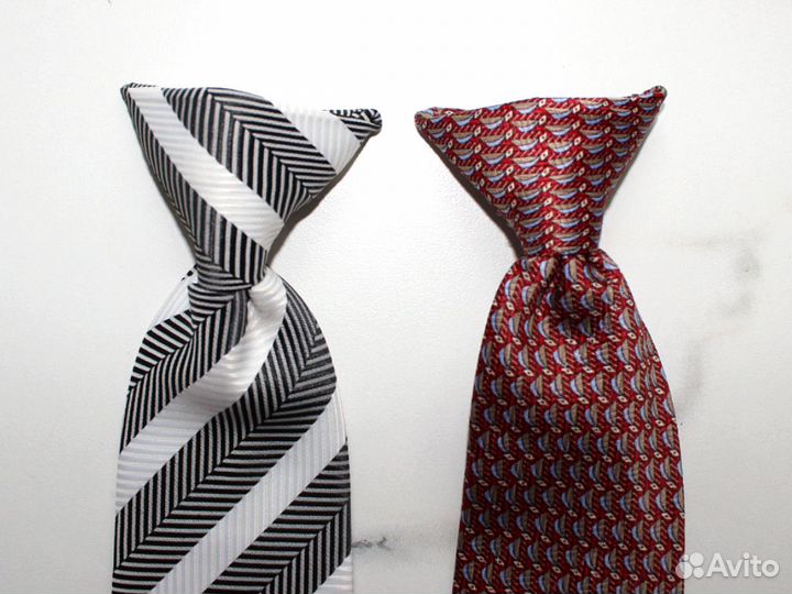 Галстук детский на зажиме