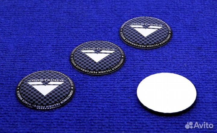 Комплект 3D наклеек колпачка Vorsteiner Wheels 56