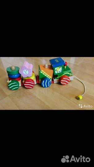 Деревянные развивающие игрушки