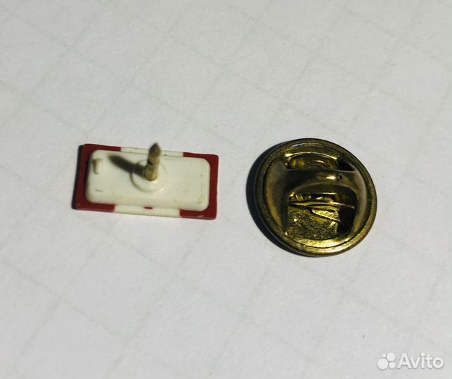 Значок канадский флаг СССР 70-ых годов