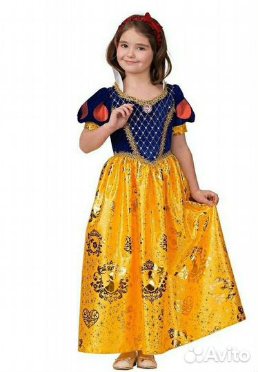 Карнавальный костюм для девочки Белоснежка