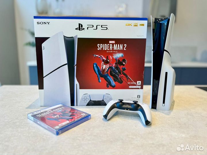 Sony PlayStation 5 Slim Spider-Man 2 Гарантия год