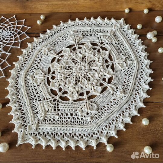 Салфетка крючком