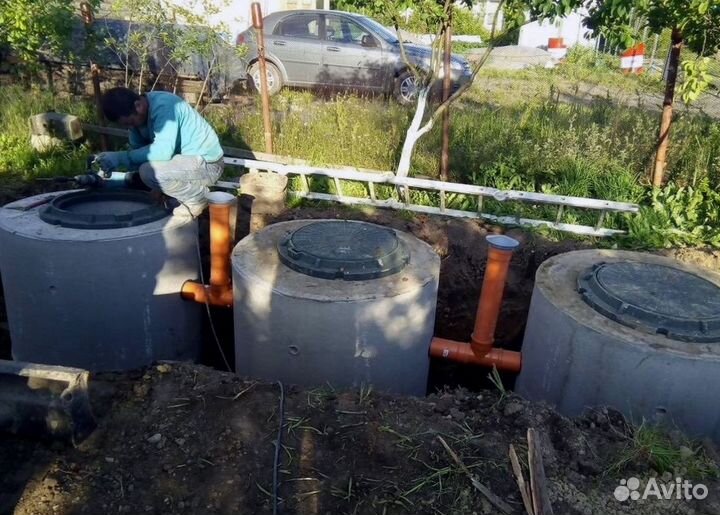 Кольца жби для бетонного септика и канализации