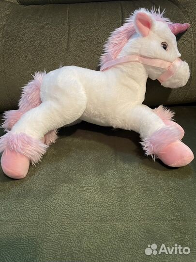 Мягкая игрушка лошадка-единорог