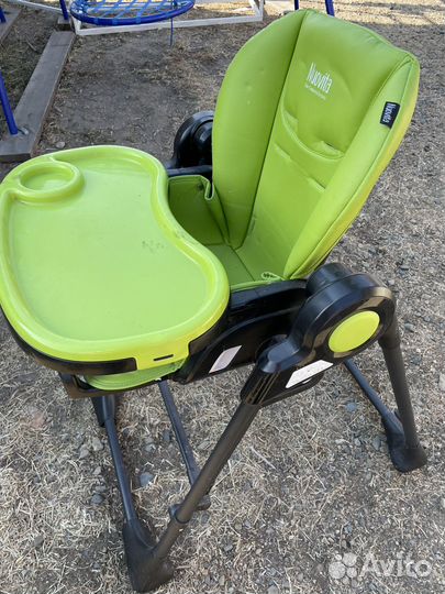 Стульчик для кормления nuovita 3 в 1 с эл.качелями