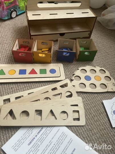 Развивающая игра Умный сундучок 3 в 1