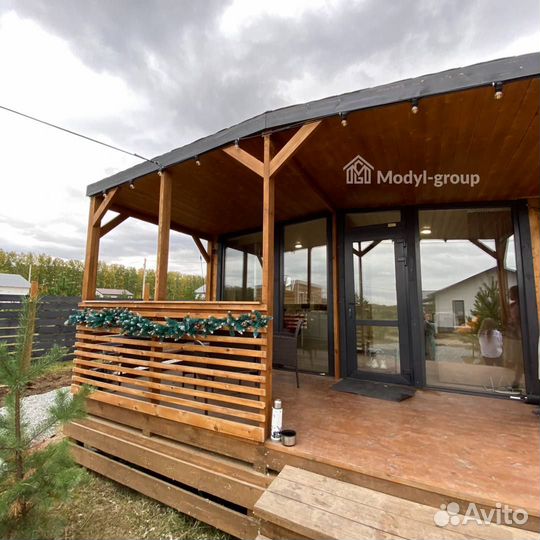 Каркасный модульный дом