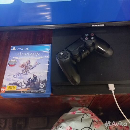 Игровая приставка ps4 slim 1tb с дисками