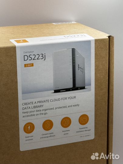 Сетевое хранилище NAS Synology DS223J