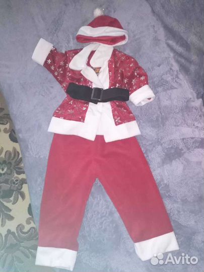 Новогодний костюм деда морозика