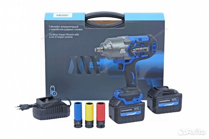Гайковерт аккумуляторный 1/2