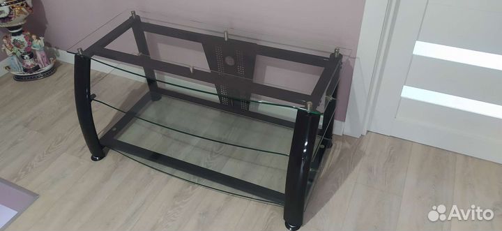 Тумба под телевизор бу стеклянная