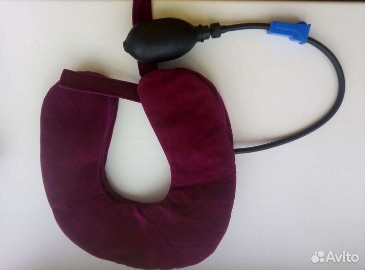 Надувная подушка Массажёр для шеи