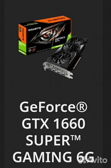 Видеокарта gtx 1660 super 6gb