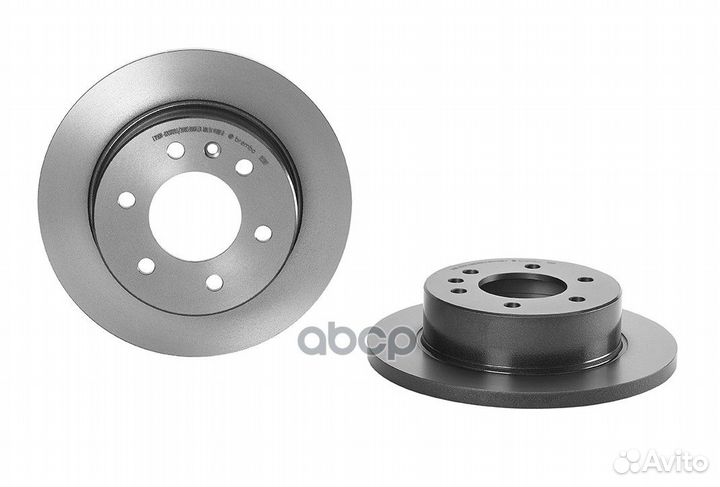 Тормозной диск задний 08950911 Brembo