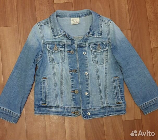 Zara куртка джинсовая